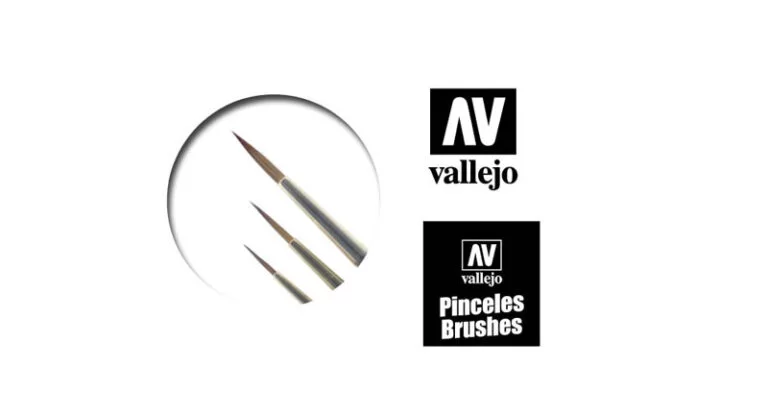 Vallejo brushes review 2023 | Synthetic and Kolinsky sable