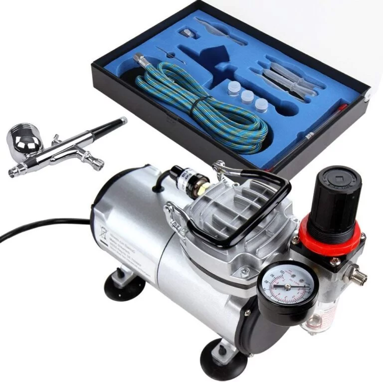 Airbrush and compressor kit for models